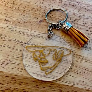 Custom Acrylic Johnny Depp Keychain